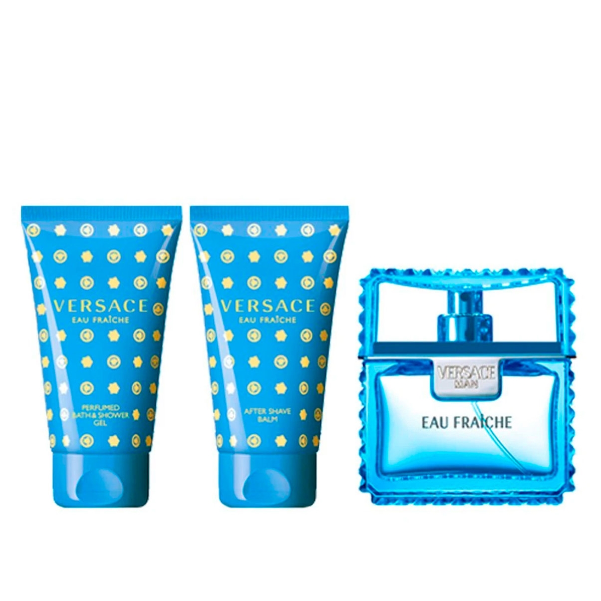 KIT MASCULINO VERSACE FRAICHE EAU DE TOILETTE 50 ML + GEL DE BANHO 50