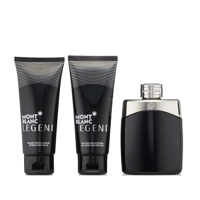 KIT MASCULINO MONT BLANC LEGEND EDT 100ML + AFTER SHAVE BALM 100ML